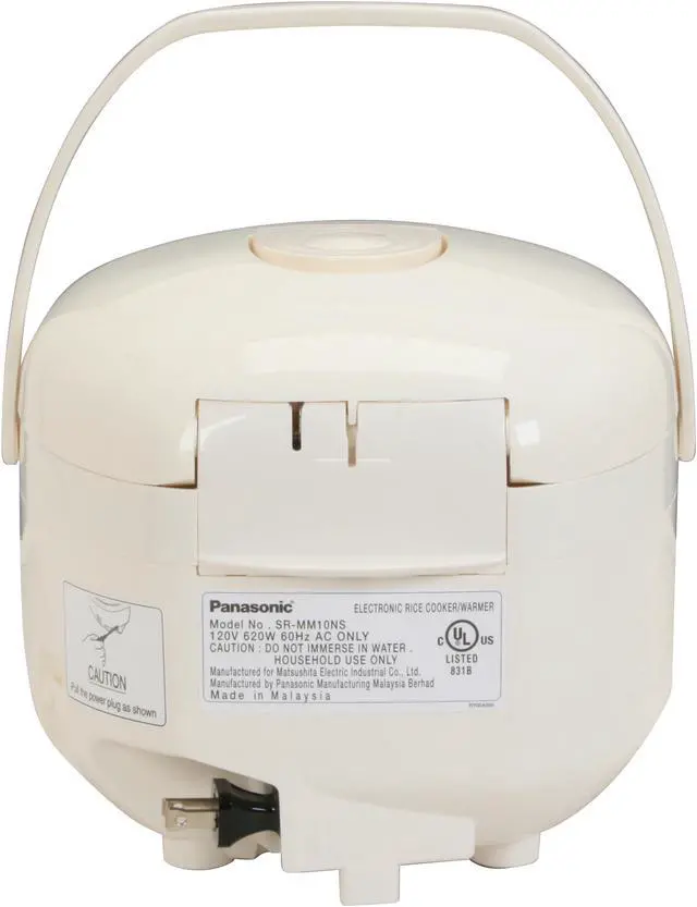 Alt view image 5 of 13 - Panasonic SR-MM10NS-W Neuro Fuzzy Electronic Rice Cooker / Warmer
