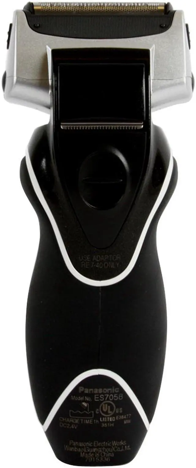 Alt view image 3 of 10 - Panasonic ES7058S Vortex Triple Head HydraClean System Men's Trimmer