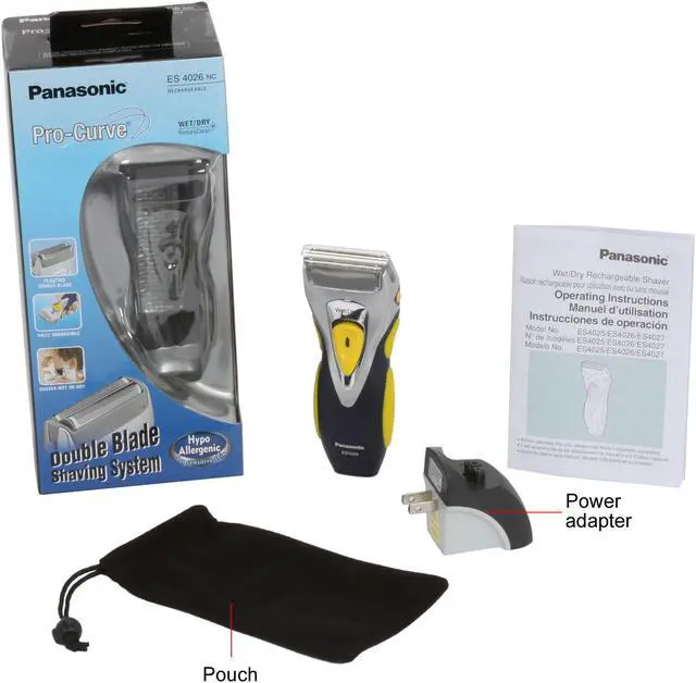 Alt view image 7 of 7 - Panasonic ES4026NC Sonic-2 Men's Pro-Curve Wet/Dry Shaver