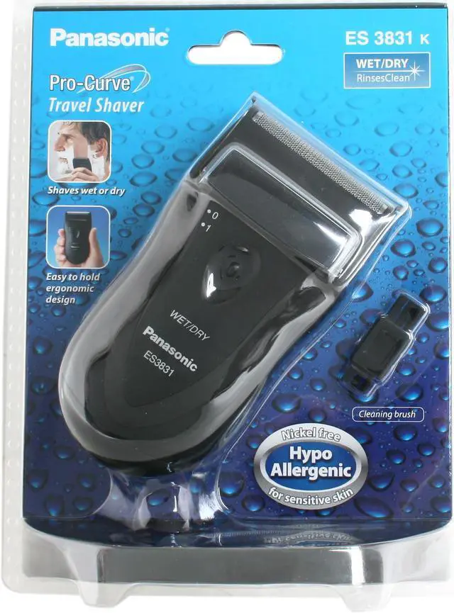 Alt view image 8 of 8 - Panasonic ES3831K Pro-Curve Battery Operated Men's Travel Shaver