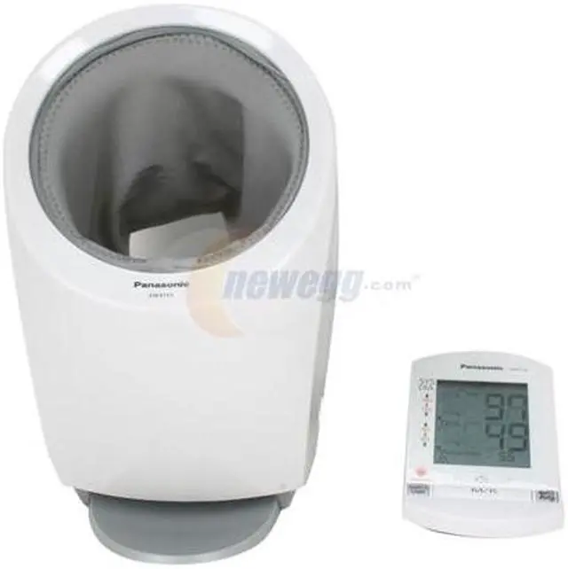 Alt view image 4 of 7 - Panasonic EW3153W Diagnostec Upper Arm Cuffless Blood Pressure Monitor with Portable Wireless Display