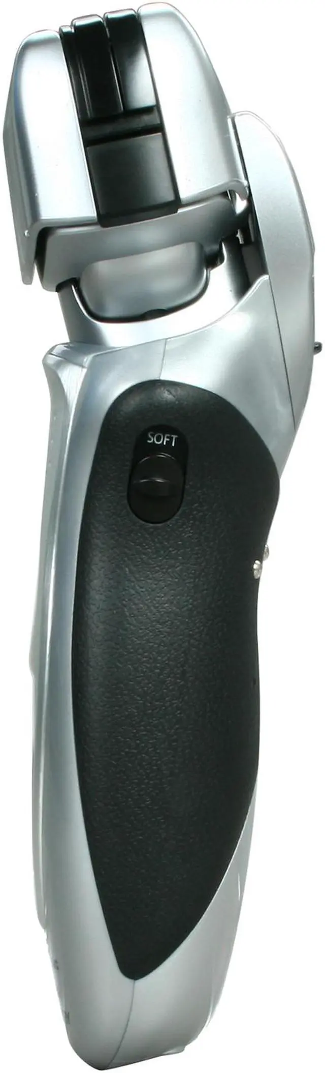 Alt view image 6 of 13 - Panasonic Arc IV Shaver with Quadruple Arc Foil, Nanotech Blades, LCD, Wet/Dry Technology, Turbo Cleaning Mode and Pop-up Trimmer ES8249S