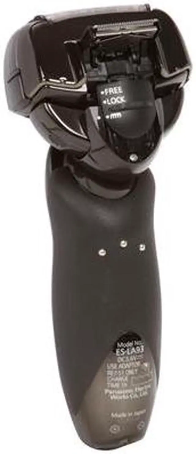 Alt view image 7 of 11 - Panasonic Wet/Dry Shaver with Ultra-thin Vibrating Outer Foil, Nanotech Blades, 4-Blade, Multi-Flexible Active Head, and Fast, Linear Motor Drive ES-LA93-K