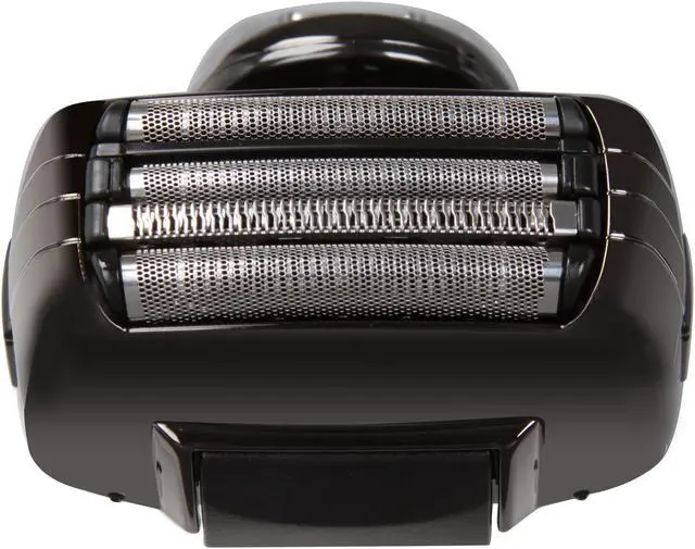 Alt view image 9 of 11 - Panasonic Wet/Dry Shaver with Ultra-thin Vibrating Outer Foil, Nanotech Blades, 4-Blade, Multi-Flexible Active Head, and Fast, Linear Motor Drive ES-LA93-K