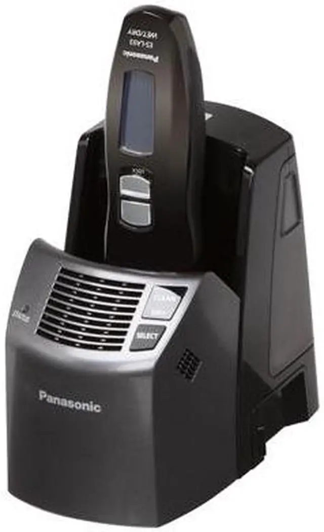 Alt view image 10 of 11 - Panasonic Wet/Dry Shaver with Ultra-thin Vibrating Outer Foil, Nanotech Blades, 4-Blade, Multi-Flexible Active Head, and Fast, Linear Motor Drive ES-LA93-K