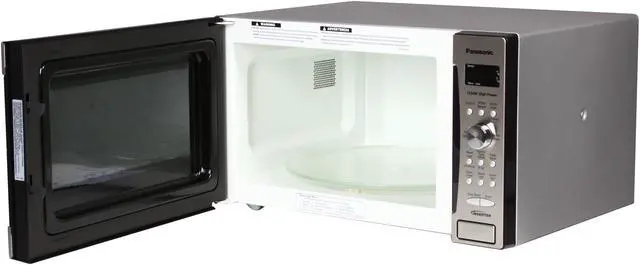 Alt view image 5 of 6 - Panasonic 1300 Watts Prestige Sensor Microwave Oven NN-SD688S Sensor Cook Stainless Steel