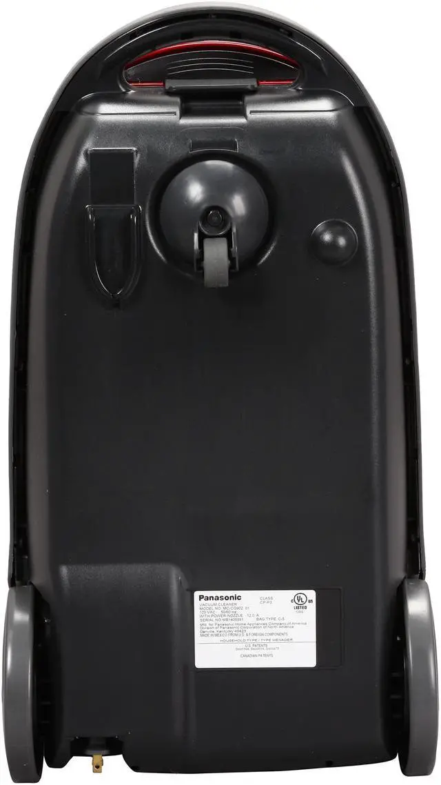 Alt view image 6 of 14 - Panasonic MC-CG902 Canister Vacuum with HEPA Filter Burgundy