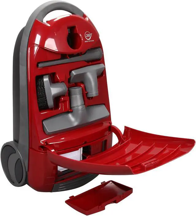 Alt view image 7 of 14 - Panasonic MC-CG902 Canister Vacuum with HEPA Filter Burgundy