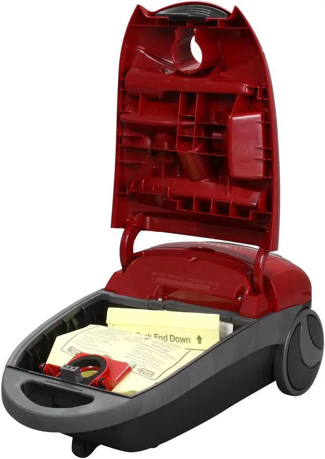 Alt view image 8 of 14 - Panasonic MC-CG902 Canister Vacuum with HEPA Filter Burgundy