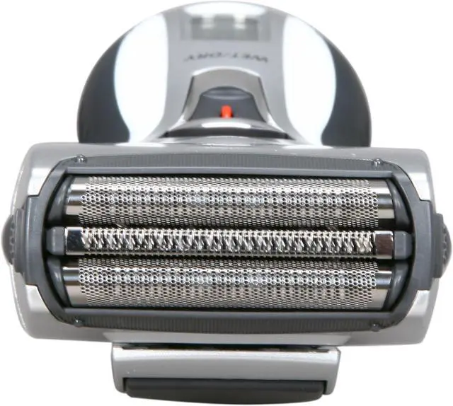 Alt view image 6 of 8 - Panasonic Wet/Dry Pivoting Head Shaver, with 3-Blade Cutting System, 30° Nanotech blades, 10,000 RPM, LCD, and Pop-up Trimmer ES-RT51-S