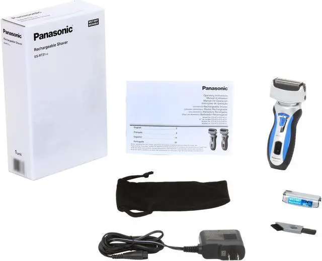 Alt view image 8 of 8 - Panasonic ES-RT31-Q Triple Blade Wet/Dry Men's Shaver