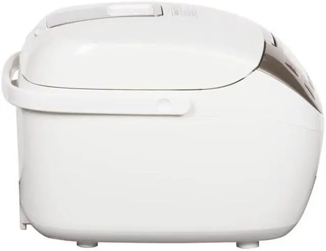 Alt view image 4 of 8 - Panasonic SR-MS183 White w/ stainless trim Microcomputer Controlled Fuzzy Logic 10 Cups (Uncooked)/20 Cups (Cooked) Rice Cooker