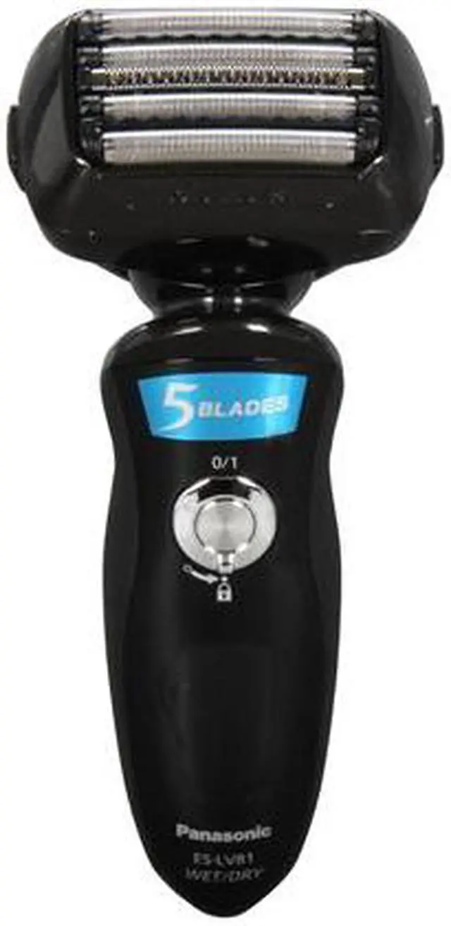 Alt view image 2 of 6 - Panasonic 5-Blade Wet/Dry Shaver with Multi-Flex Head, Nanotech Blades, Quick Lift Foil and Automatic Cleaning and Charging System ES-LV81-K