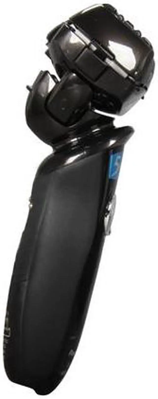 Alt view image 3 of 6 - Panasonic 5-Blade Wet/Dry Shaver with Multi-Flex Head, Nanotech Blades, Quick Lift Foil and Automatic Cleaning and Charging System ES-LV81-K