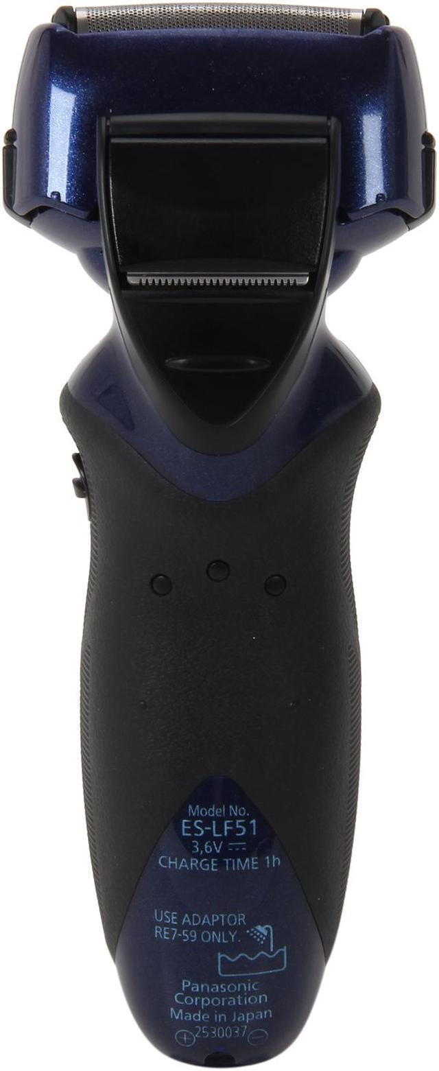 Alt view image 4 of 9 - Panasonic ES-LF51-A Arc4 4-Blade Shaver w/ Travel Pouch ES-LF51-A