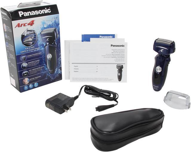 Alt view image 9 of 9 - Panasonic ES-LF51-A Arc4 4-Blade Shaver w/ Travel Pouch ES-LF51-A