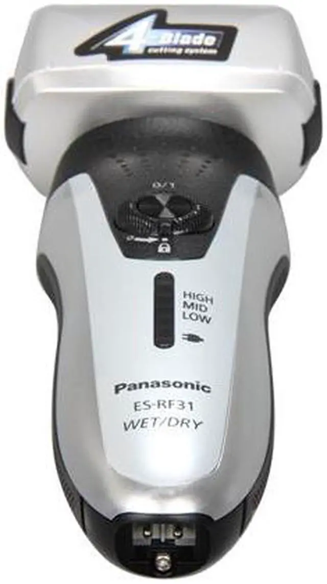 Alt view image 7 of 8 - Panasonic ES-RF31-S 4-Blade Wet/Dry Shaver with Nanotech Blades and Arc Foil