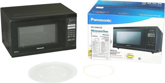 Alt view image 6 of 6 - Panasonic Microwave Oven NN-SN651B  1.2 Cu. Ft Countertop Microwave with Inverter Technology