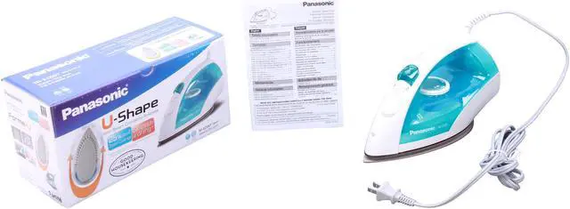 Alt view image 8 of 8 - Panasonic NI-E200T Steam Iron White / Blue