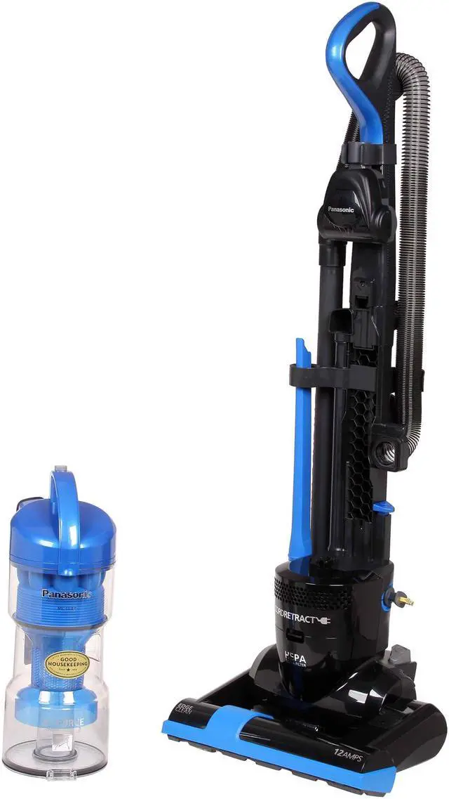 Alt view image 6 of 8 - Panasonic MC-UL425 Bagless Jet Force Upright Vacuum Blue/Black