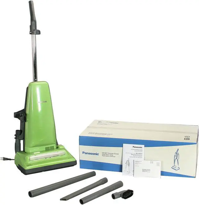 Alt view image 8 of 8 - Panasonic MC-UG223 Upright Vacuum Cleaners (Bag) Leaf Green