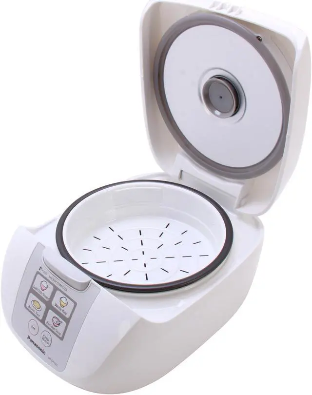 Alt view image 5 of 6 - Panasonic SR-DF101 Microcomputer Controlled Fuzzy Logic 5 Cups (Uncooked)/10 Cups (Cooked) Rice Cooker with One Touch Cooking