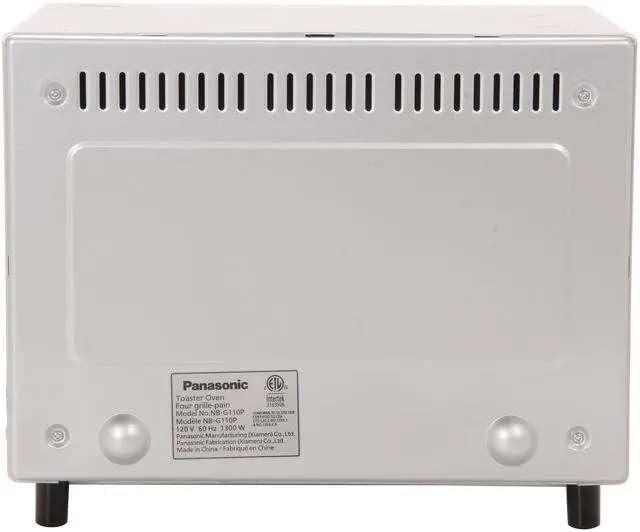 Alt view image 4 of 6 - Panasonic NB-G110P FlashXpress Toaster Oven with Double Infrared Heating, Silver