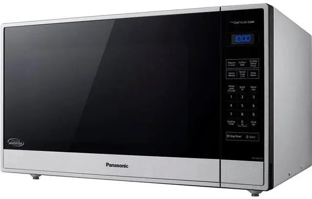 Alt view image 3 of 3 - Panasonic 2.2-cu. ft. 1250W Countertop Microwave with Inverter Technology, Stainless Steel (NN-SN95HS)