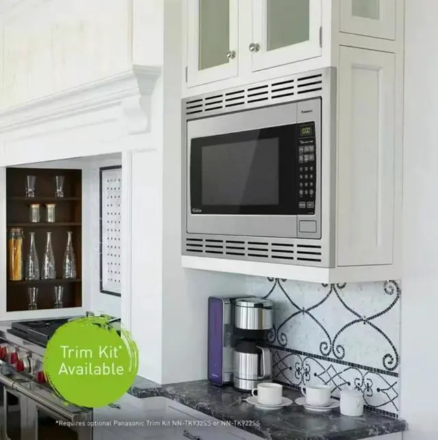 Alt view image 12 of 12 - Panasonic 2.2-cu. ft. 1250W Countertop Microwave with Inverter Technology, Stainless Steel (NN-SN95HS)