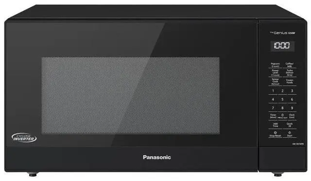 Main image of Panasonic Microwave with Cyclonic Inverter 1.6 Cu. Ft. in Black - NN-SN74PB