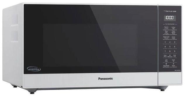 Alt view image 3 of 4 - Panasonic NN-SN74PWH Microwave with Cyclonic Inverter 1.6 Cu. Ft. in White