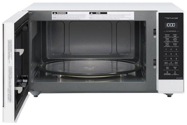Alt view image 4 of 4 - Panasonic NN-SN74PWH Microwave with Cyclonic Inverter 1.6 Cu. Ft. in White