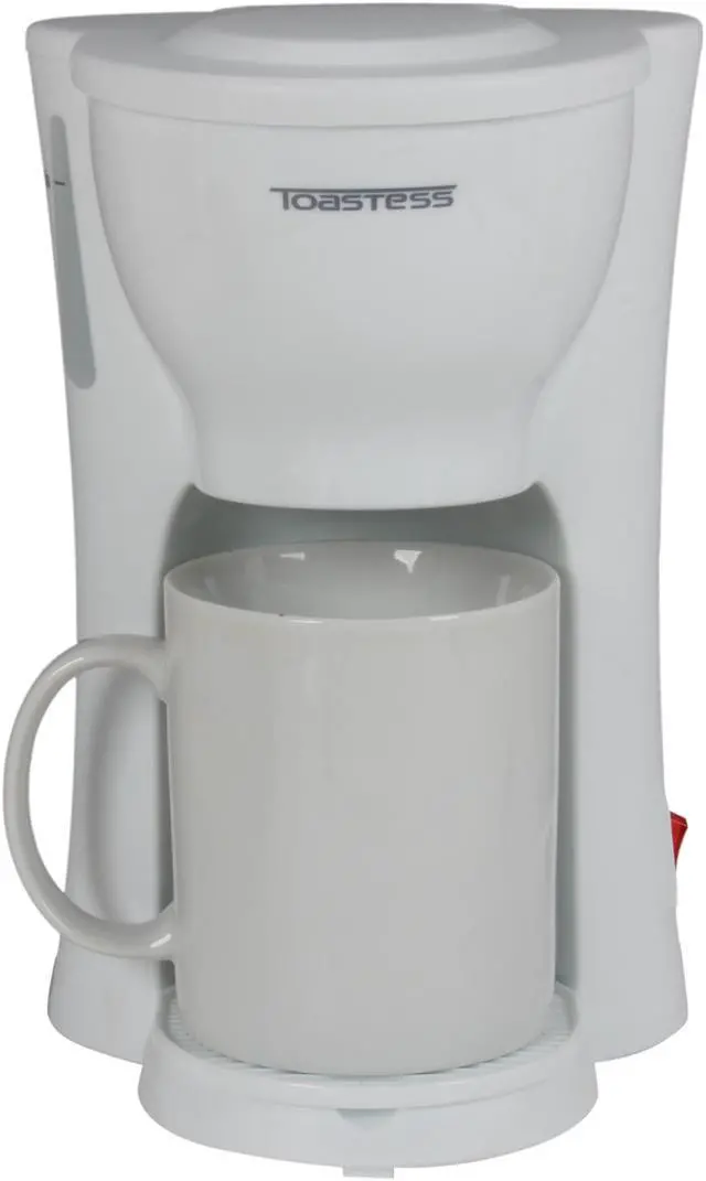 Alt view image 2 of 7 - Toastess TFC-343 White 1 Cup Space Saving Coffee Maker