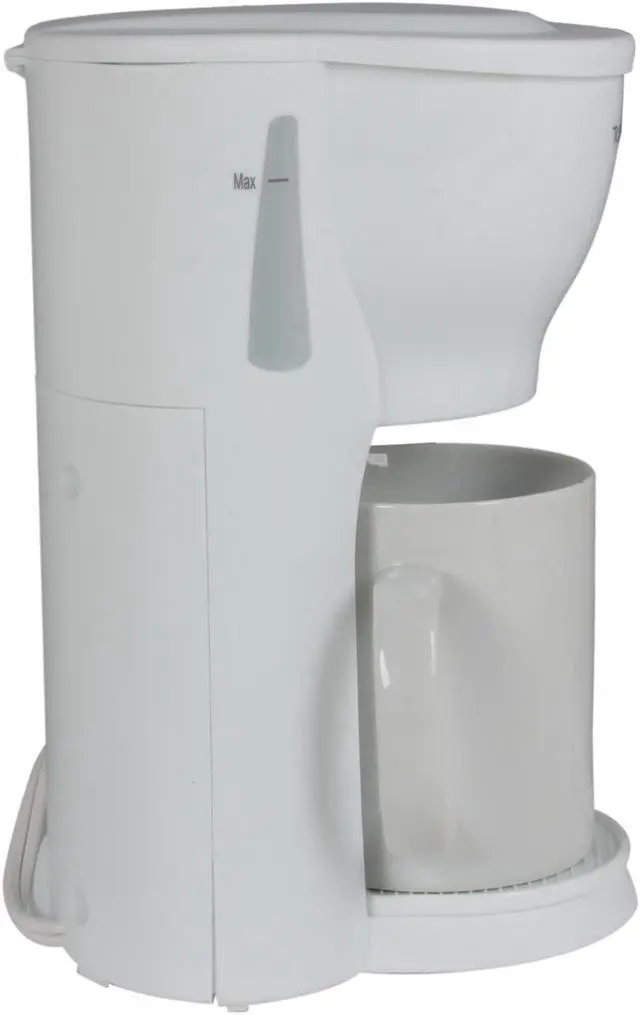 Alt view image 3 of 7 - Toastess TFC-343 White 1 Cup Space Saving Coffee Maker