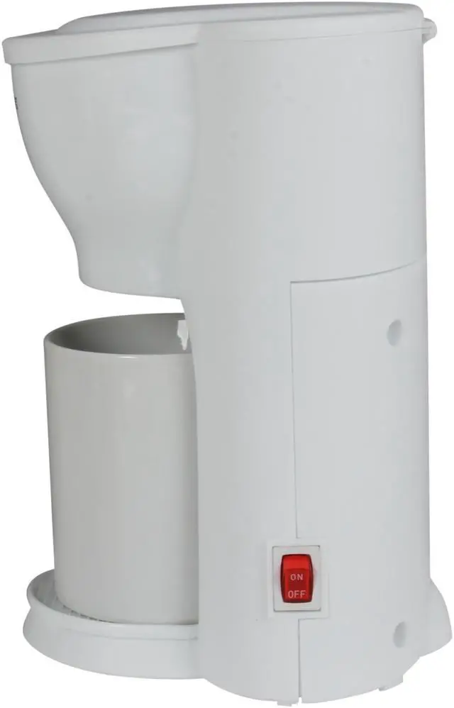 Alt view image 5 of 7 - Toastess TFC-343 White 1 Cup Space Saving Coffee Maker