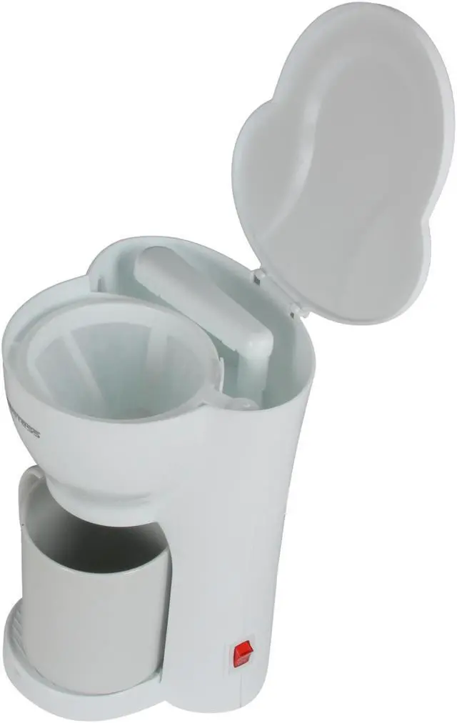 Alt view image 6 of 7 - Toastess TFC-343 White 1 Cup Space Saving Coffee Maker