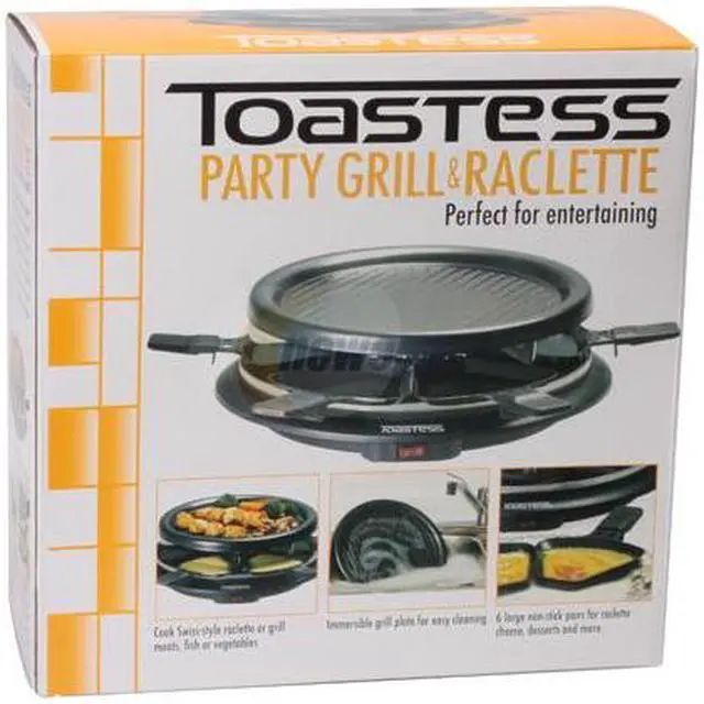 Alt view image 8 of 8 - Toastess TPG-315 Black Party Grill & Raclette