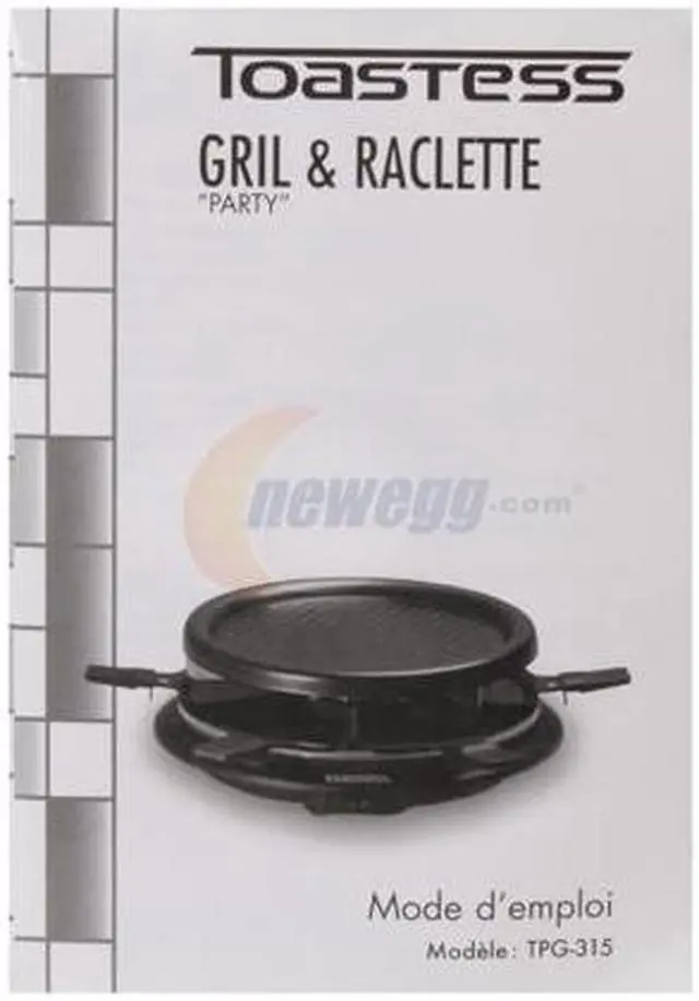 Alt view image 7 of 8 - Toastess TPG-315 Black Party Grill & Raclette