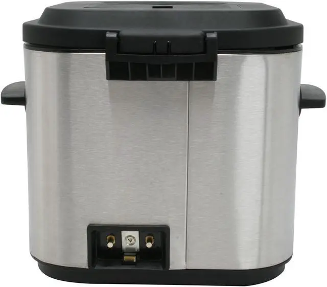 Alt view image 3 of 10 - TOASTESS TDF-361 Silhouette Stainless Steel Compact Deep Fryer