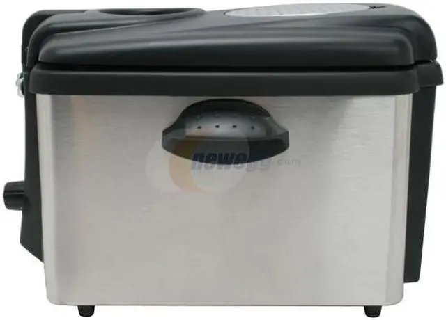 Alt view image 2 of 10 - TOASTESS TDF-400 Silhouette Stainless Steel Easy Clean Deep Fryer