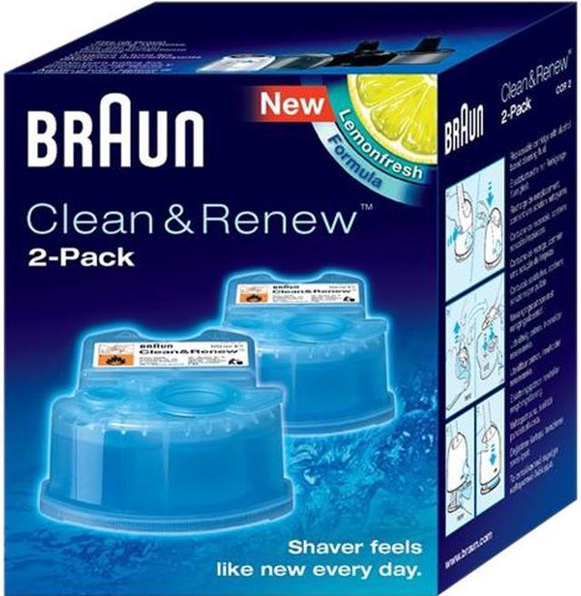 Braun Syncro Shaver System Clean & Renew Refills 3 Refills AD