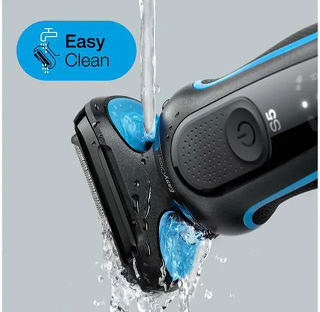 Alt view image 4 of 6 - BRAUN 5020S Series 5 Wet & Dry Shaver with 1 Attachment, Blue