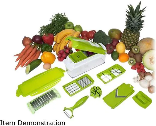 Alt view image 2 of 2 - Nicer Dicer NicerDicer 2012 New Genius Nicer Dicer Plus As Seen on TV Multi Chopper 12 Pieces