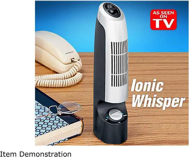 Alt view image 3 of 3 - Bell + Howell NE7842 Ionic Whisper Air Purifier and Ionizer