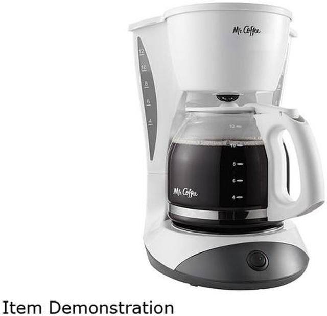 Mr. Coffee 12 Cup Switch Coffeemaker White