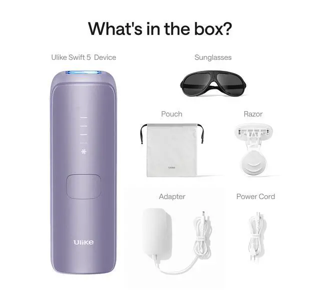 Alt view image 7 of 7 - Ulike PCUL5 Swift 5 Ice Cooling IPL Hair Removal Device