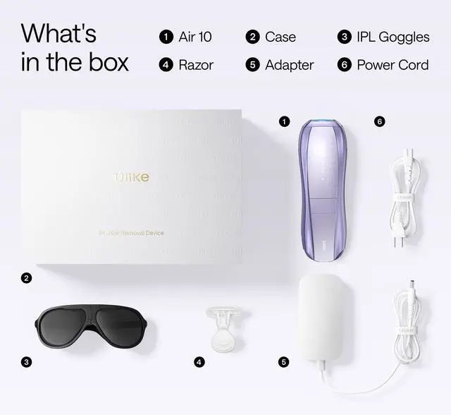 Alt view image 11 of 11 - Refurbished Ulike Air10 Ice Cooling IPL Hair Removal Device, RBUL10PU