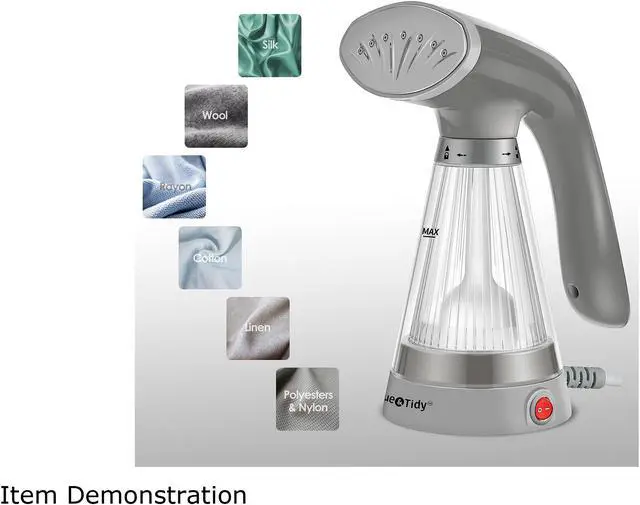 Alt view image 11 of 17 - True & Tidy TS-20 Gray Tidy Steam Hand Held Garment Steamer Gray