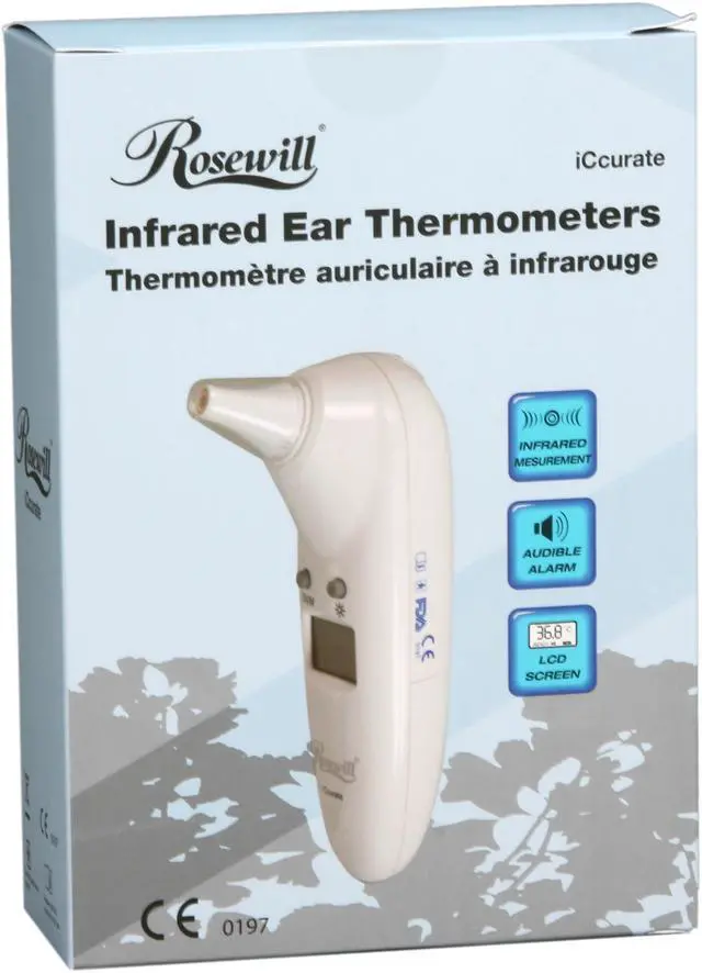 Alt view image 5 of 5 - Rosewill i-Ccurate 1 Second Digital Infrared Ear Thermometer