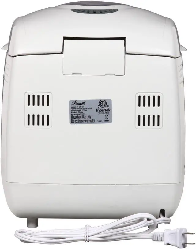 Alt view image 4 of 7 - Rosewill R-BM-01 2-Pound Programmable Bread Maker, White